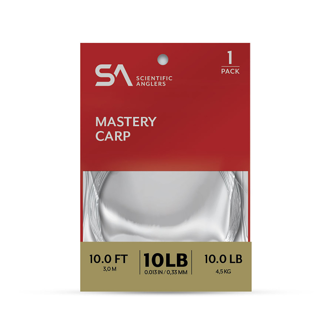 Scientific Anglers Mastery Carp Leaders 10' 12LB