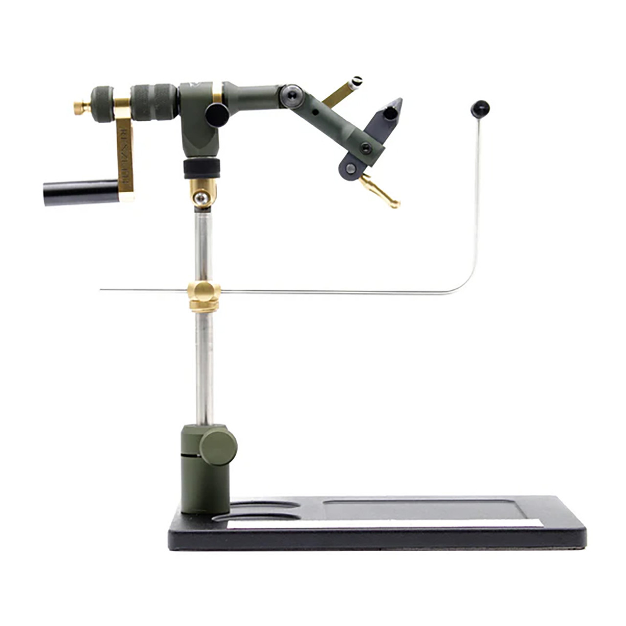 Renzetti Master Vise Green with Deluxe Stem Supp. Black Streamer Base Extend Crank Arm and Hinged Stem