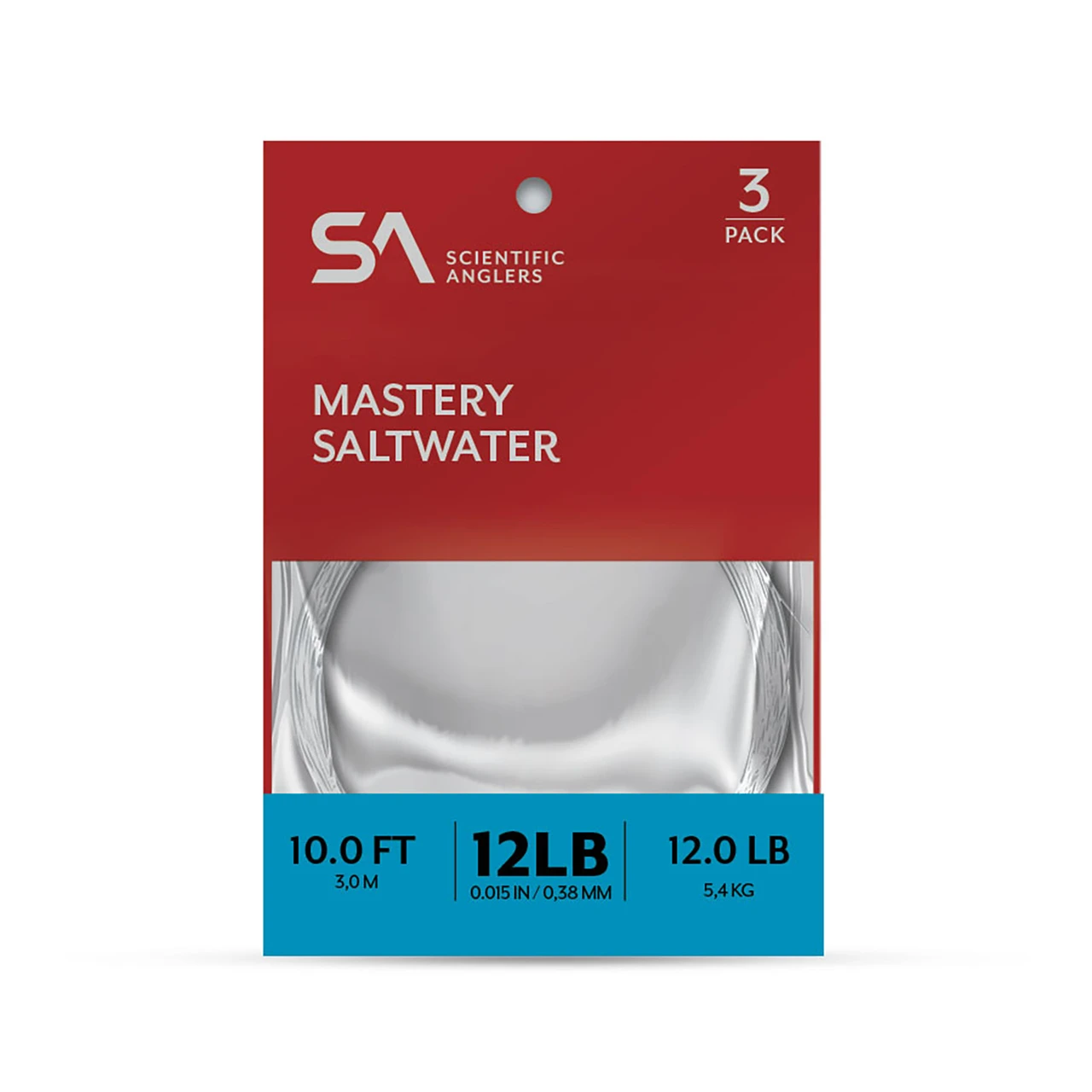 Scientific Anglers Mastery Saltwater Leaders 12' 3 pk 20LB