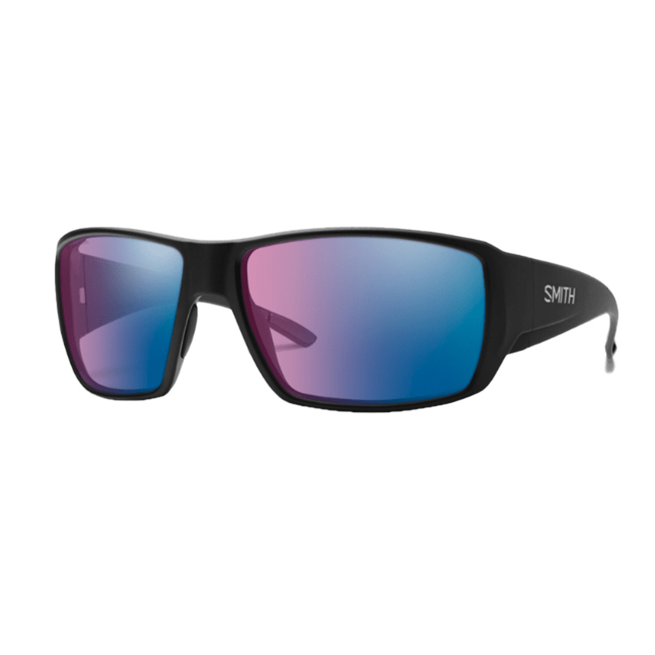 Smith Optics Guide's Choice Matte Black Rose Blue Mirror Polarchromic