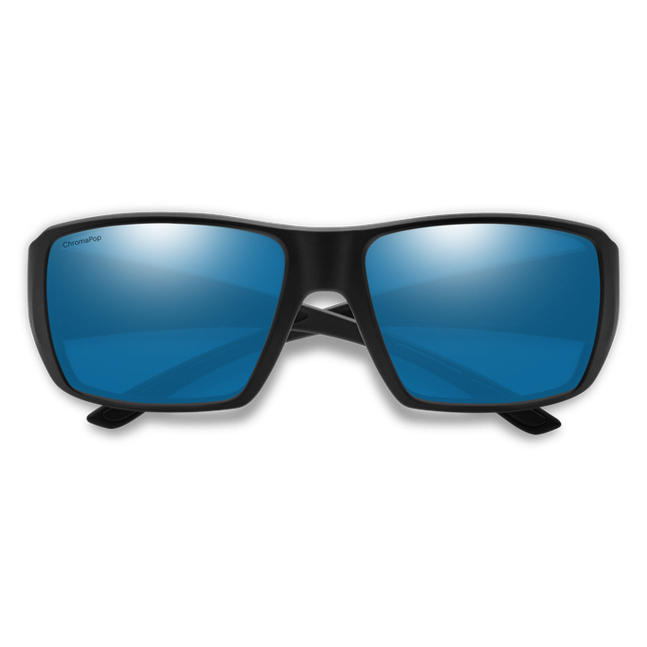 Smith Optics Guide's Choice XL Matte Black Blue Mirror Glass Polarized