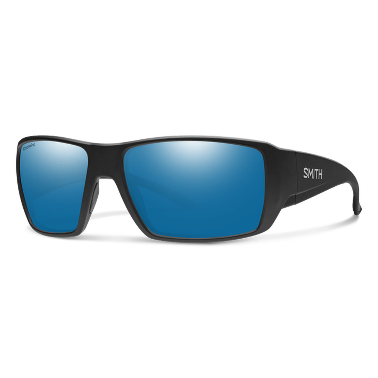 Smith Optics Guide's Choice XL Matte Black Blue Mirror Glass Polarized - view 2