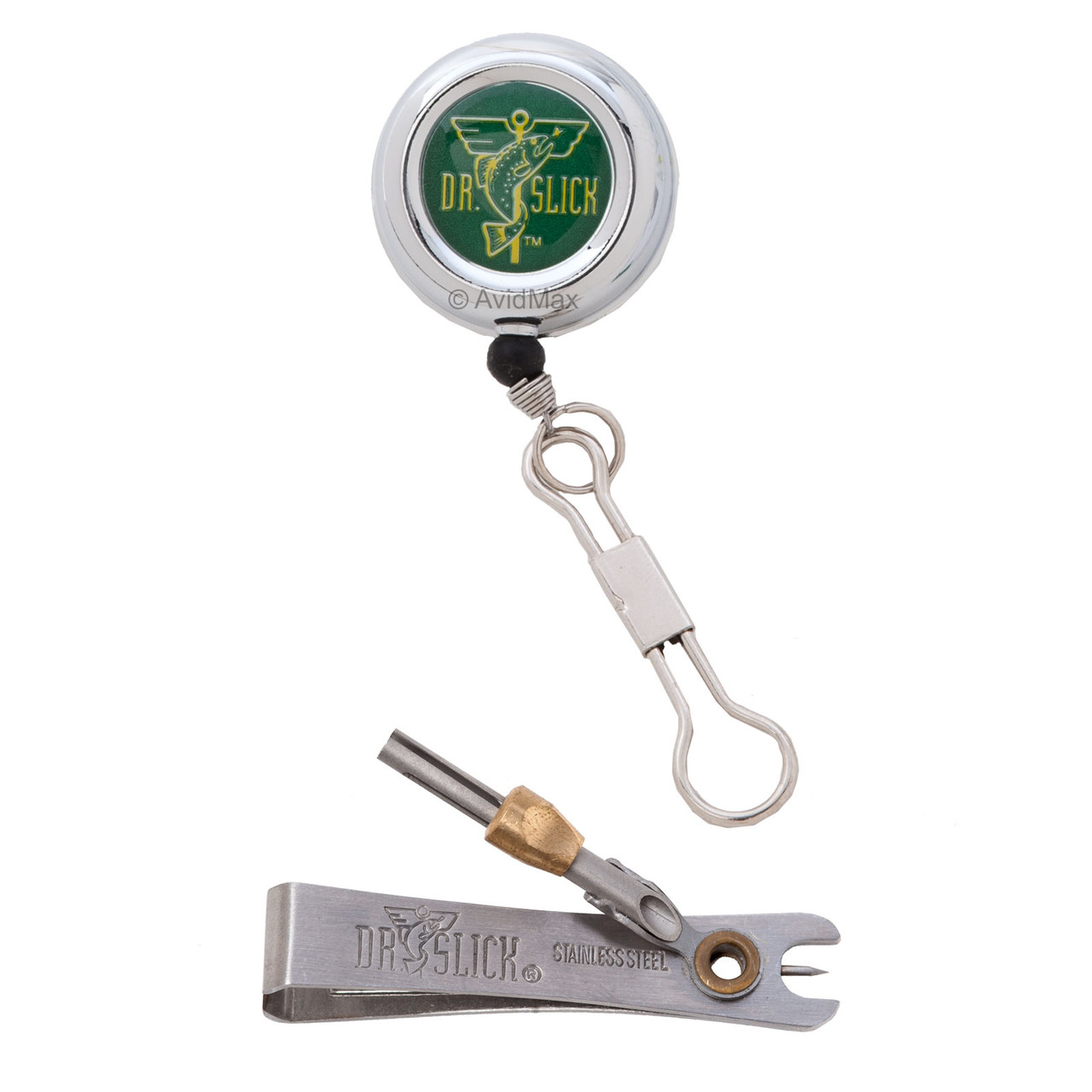 Dr. Slick Silver "8" Clip-On-Reel with Nippers Combo