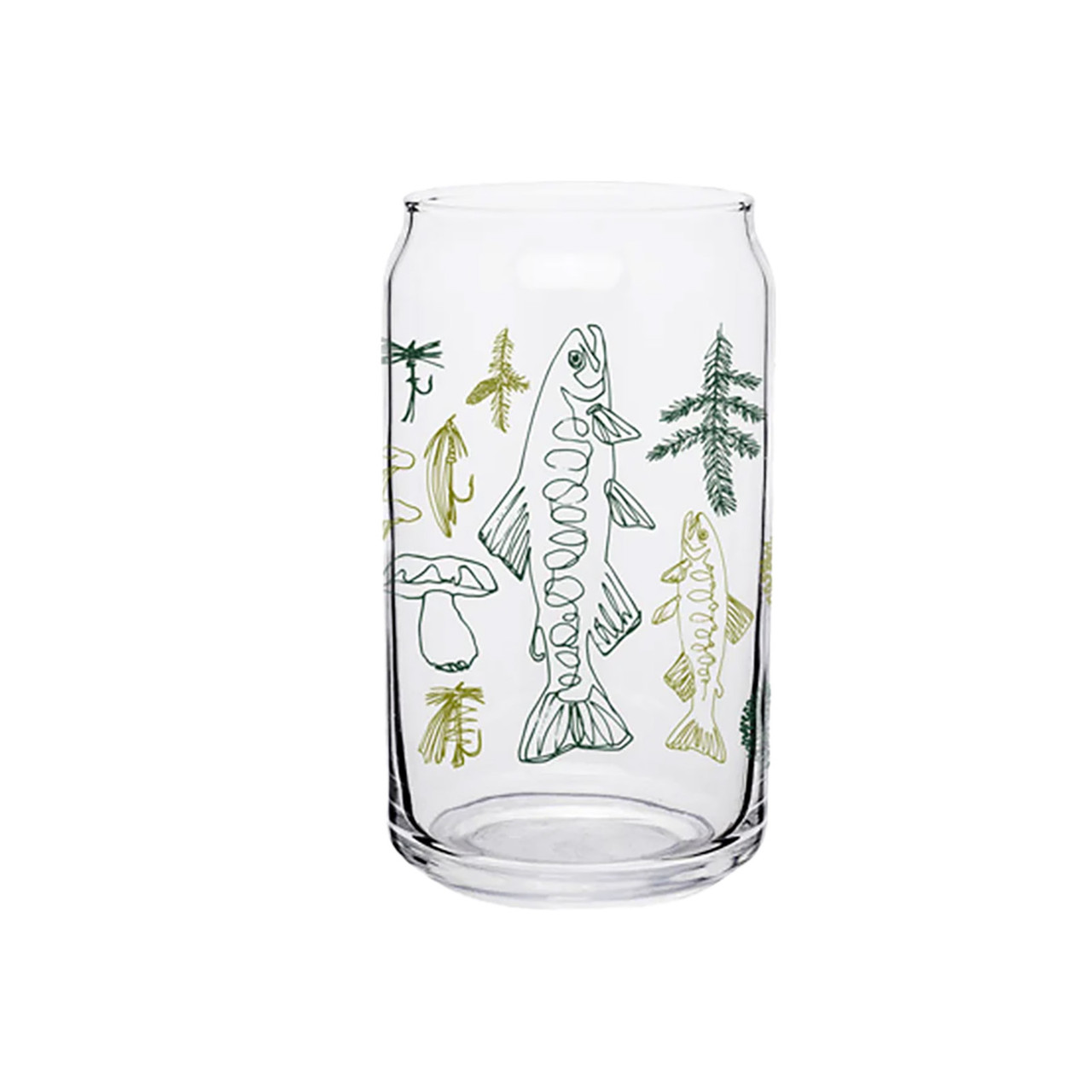 RepYourWater Beer Can Glass Spring Forest