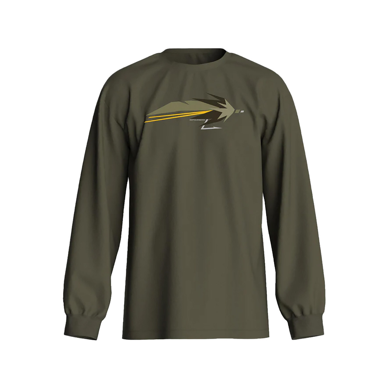 RepYourWater T-Shirt Long Sleeve Medium Prime Cuts