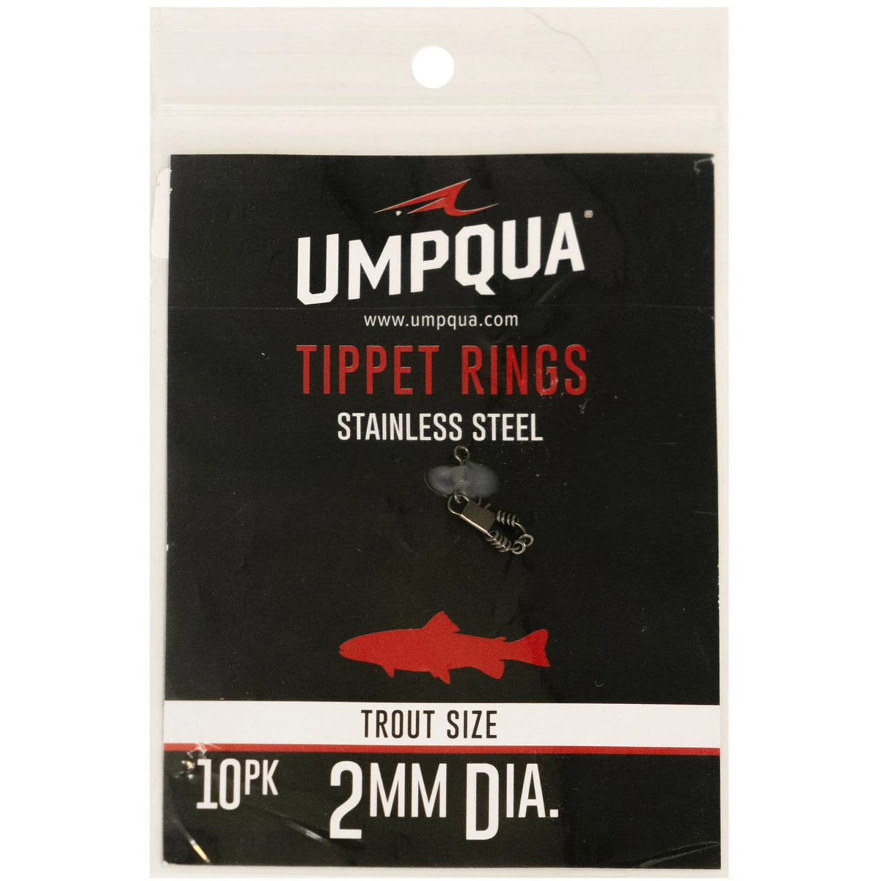 Umpqua Tippet Rings 2 mm 10 Pack