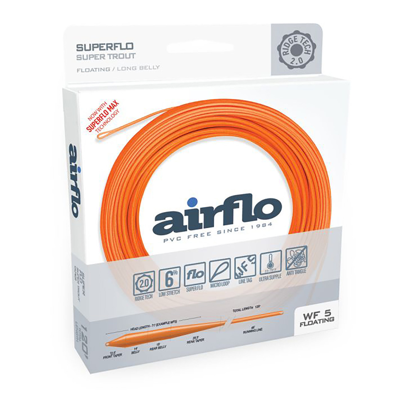 Airflo Superflo Max Ridge 2.0 Super Trout Fly Line - AvidMax