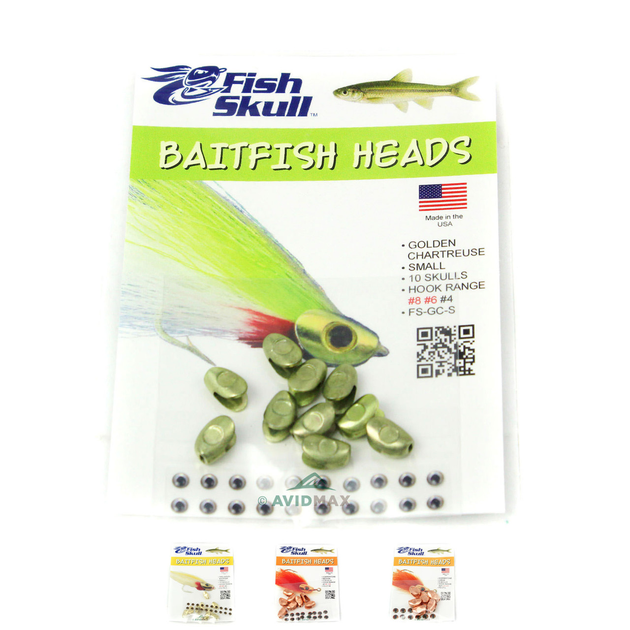 Fish Skull Baitfish Heads