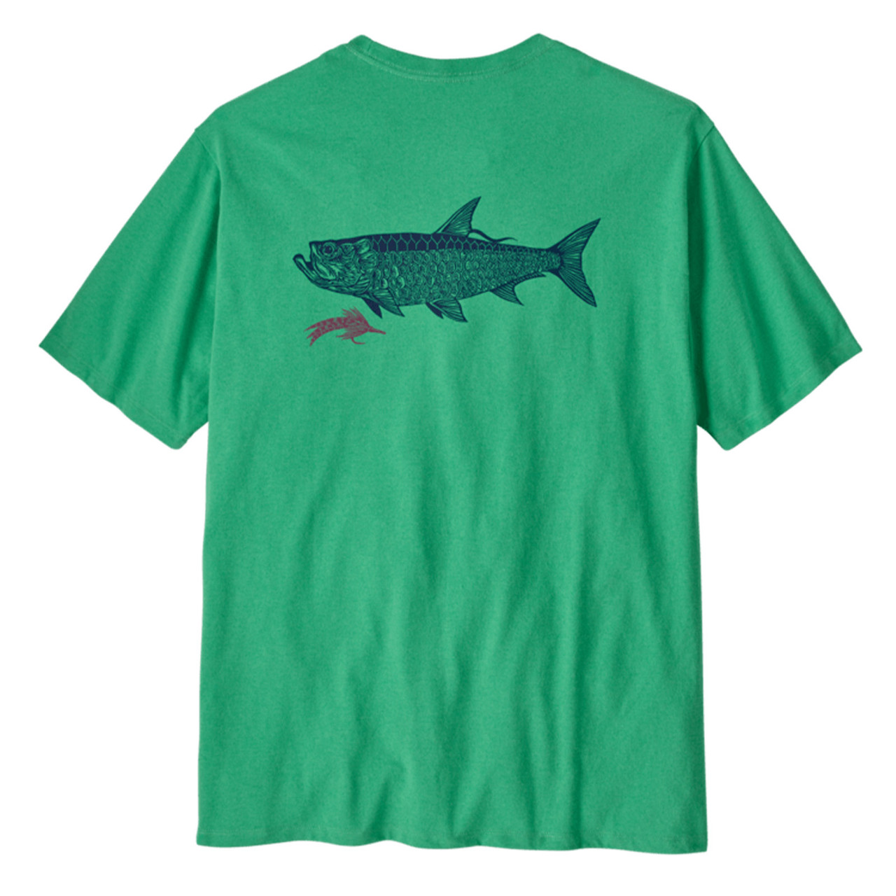 Patagonia Men's Take a Stand Responsibili-Tee Salty Roach Aqua