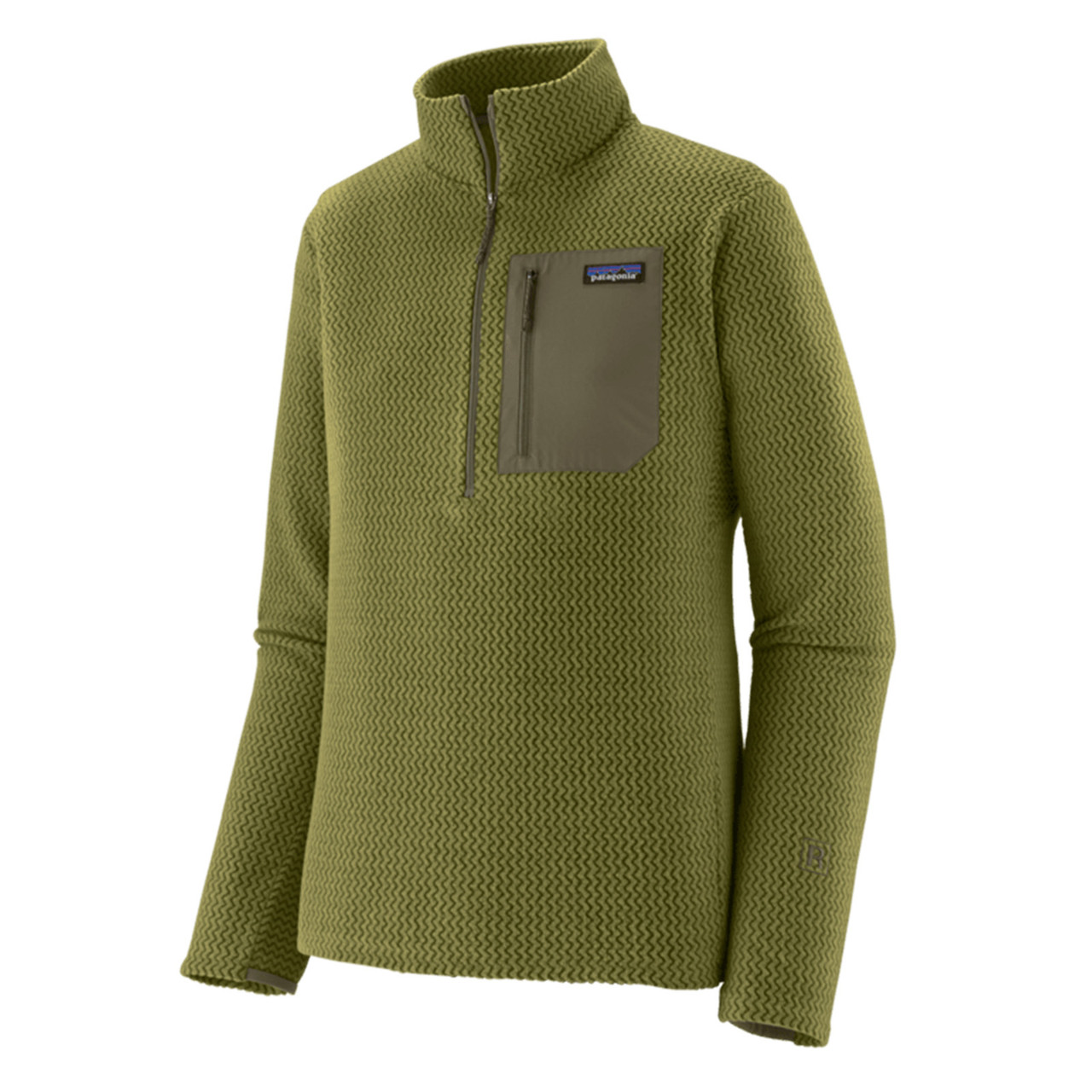 Patagonia Men's R1 Air Zip Neck Casper Green