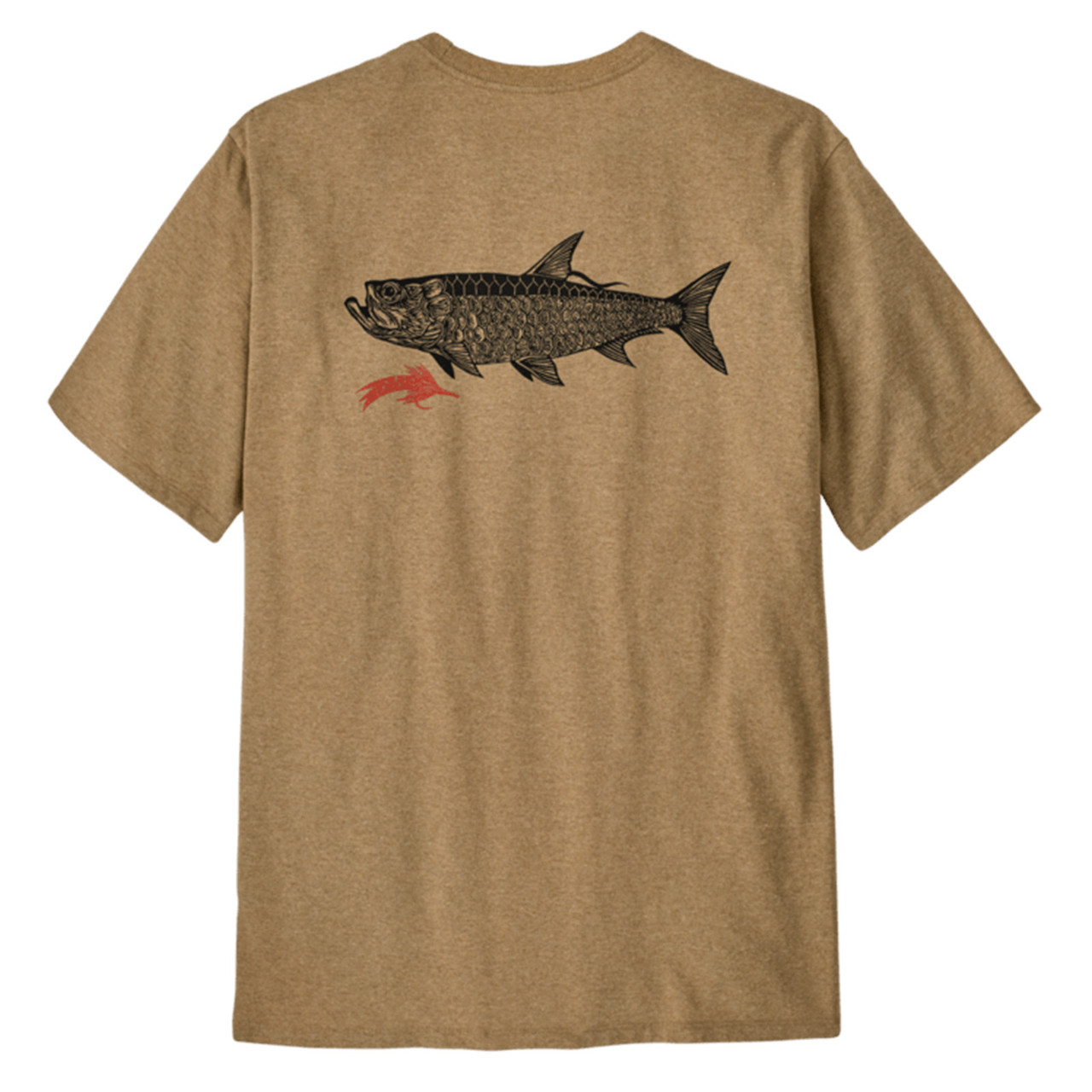 Patagonia Men's Take a Stand Responsibili-Tee Salty Roach Bobcat Brown