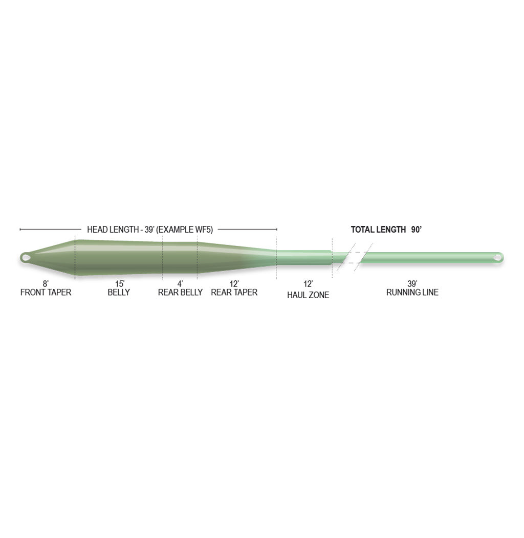 Airflo Superflo Max Ridge 2.0 Ultra Supple Universal Taper Fly Line Pale Olive/Mint Green