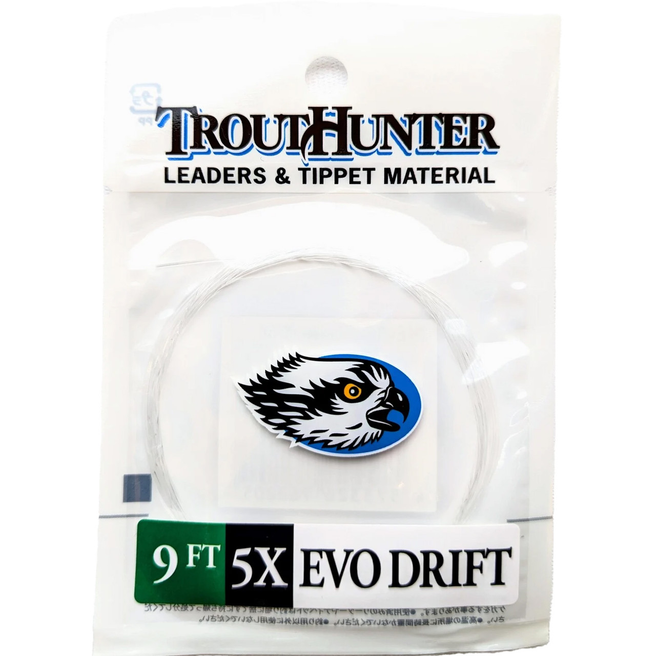 Trouthunter Evo Drift Leaders 9 ft With Loop 5X