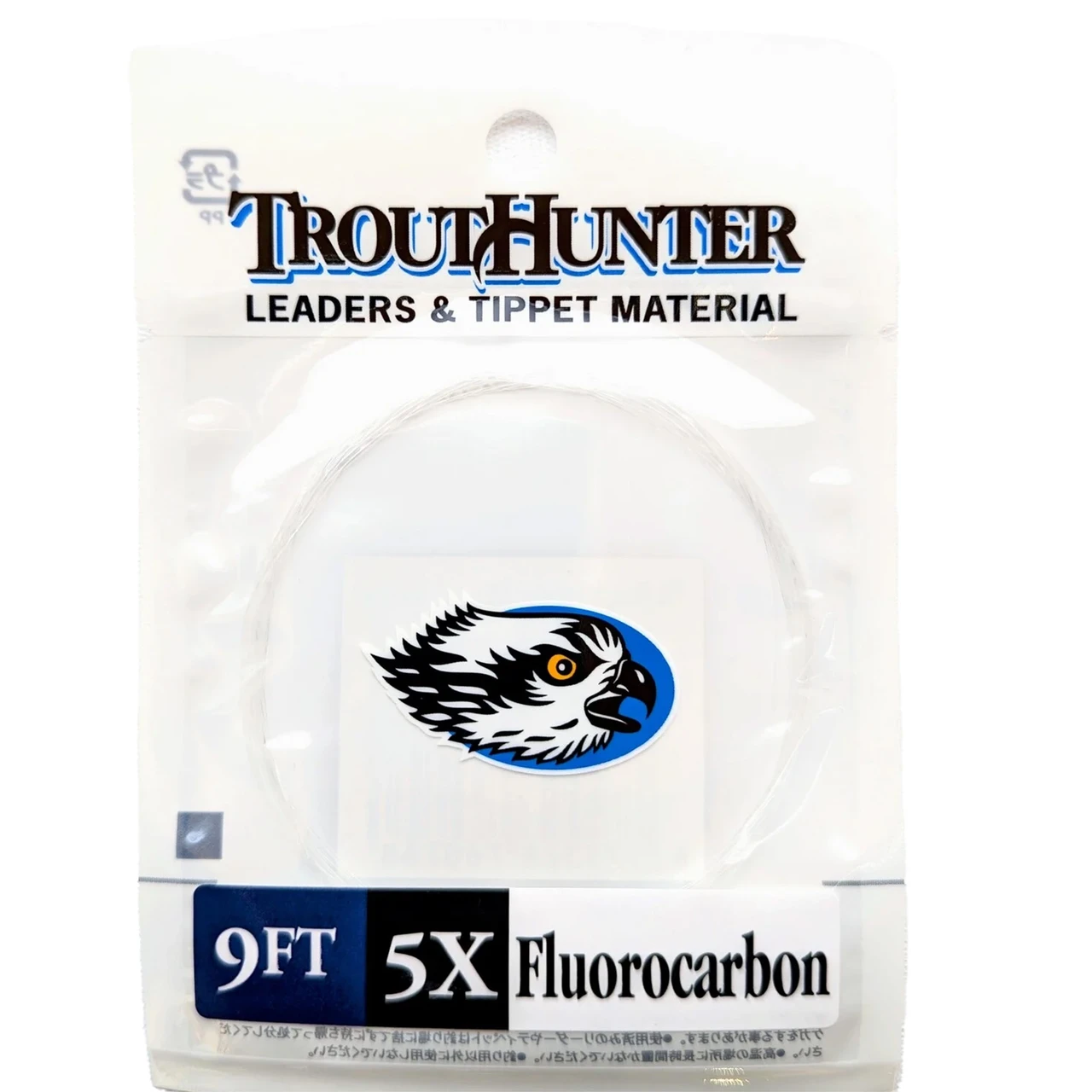 Trouthunter Fluorocarbon Leaders 9 ft With Loop 5X