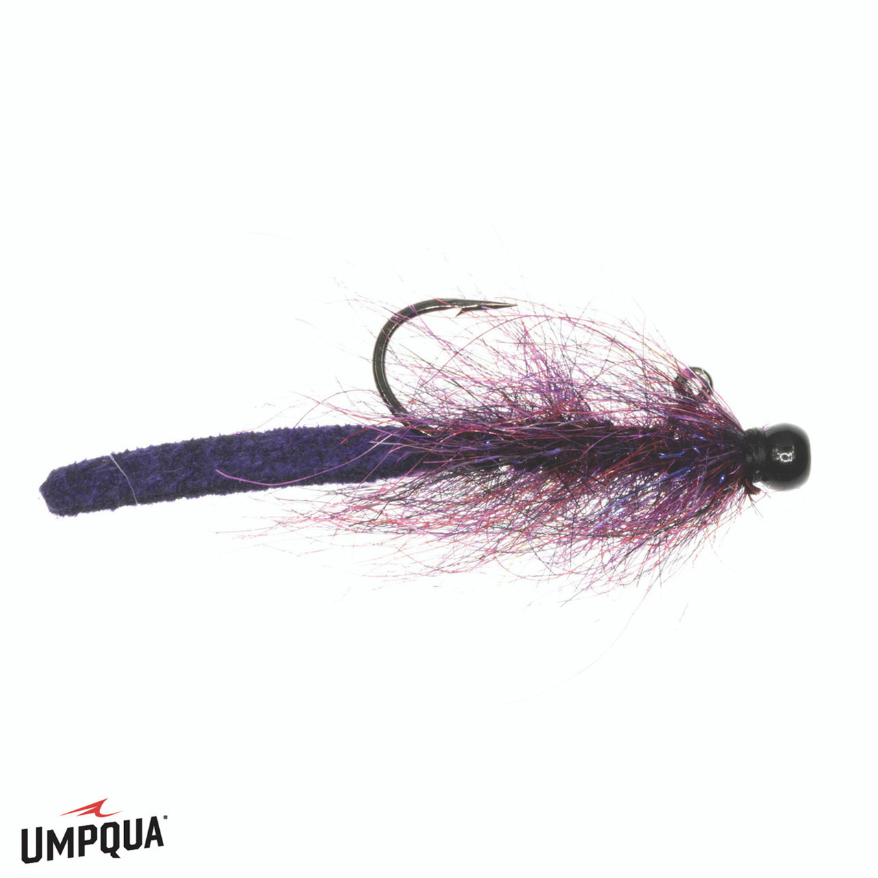 Balanced Leather Leech Fly Purple 10