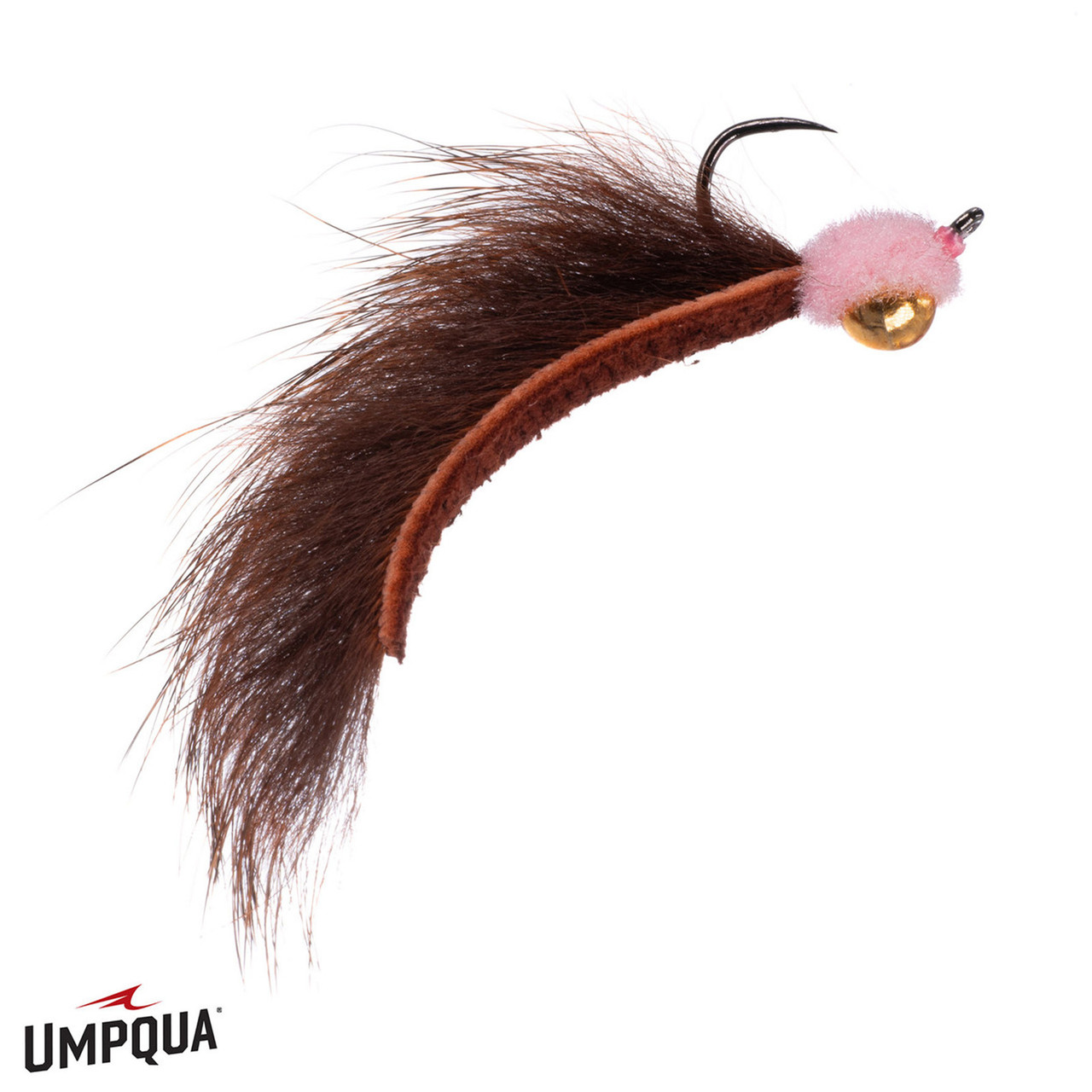 Sunny Side Leech Fly Rust / Pink 16