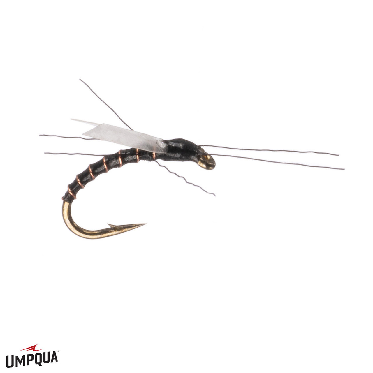 1 O'Clock Midge Fly Black