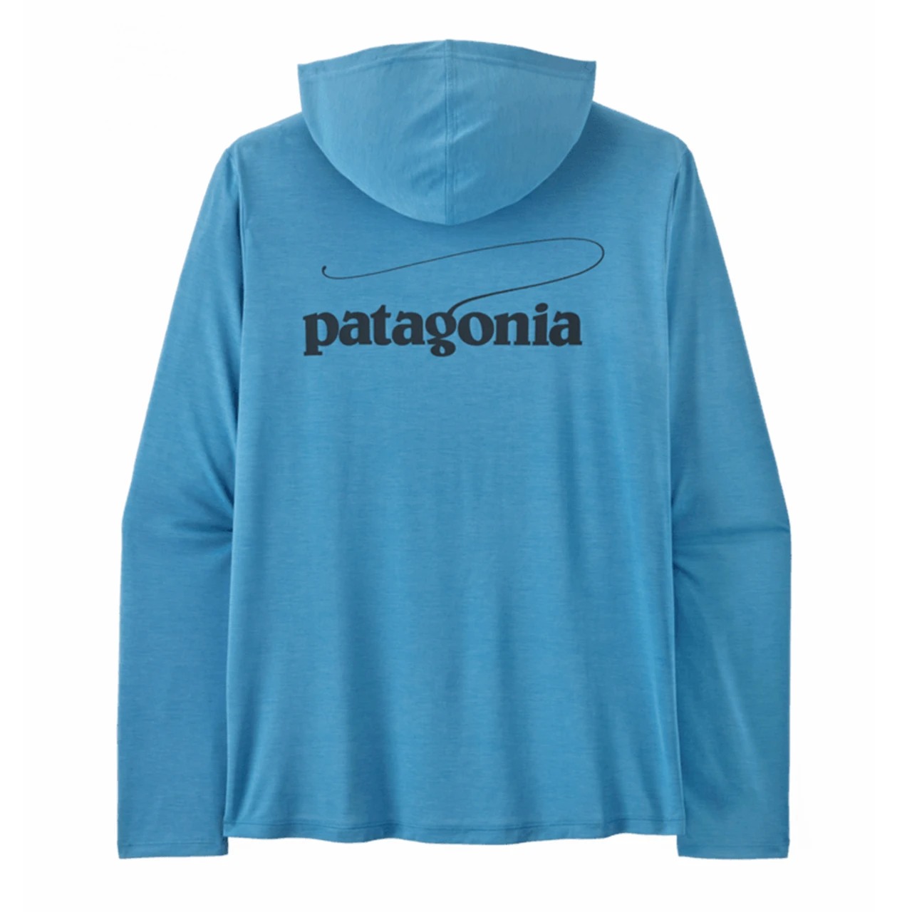 Patagonia Men's Cap Cool Daily Hoody Casting Logo - Shore Blue