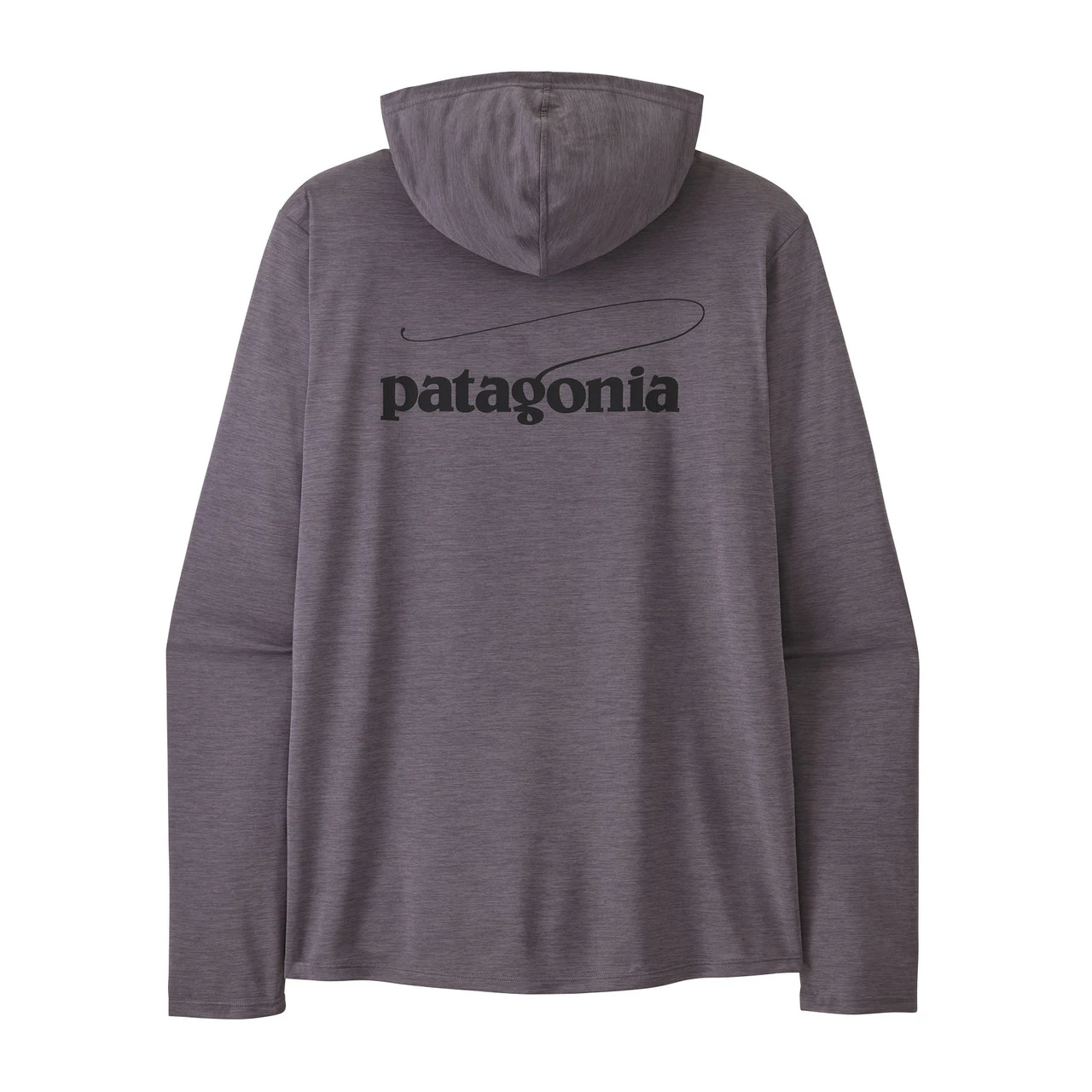 Patagonia Men's Cap Cool Daily Hoody Casting Logo - May Grey - Light May Grey X-Dye