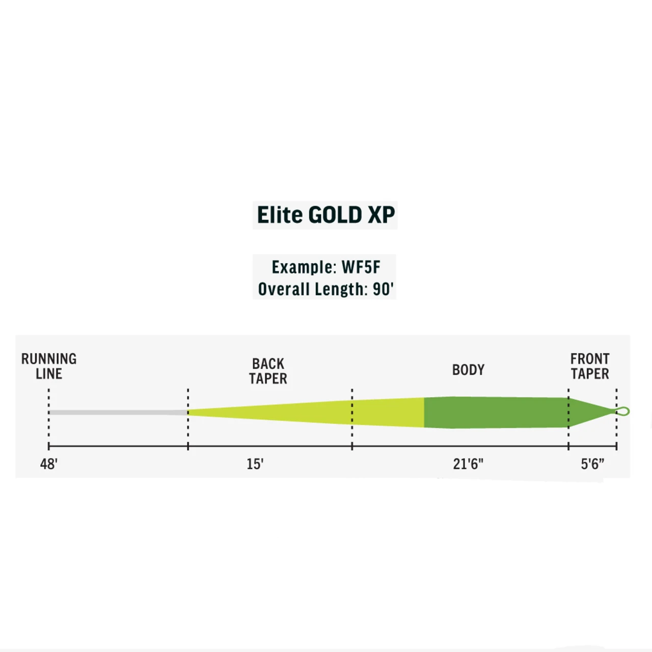 RIO Elite Gold XP Fly Line
