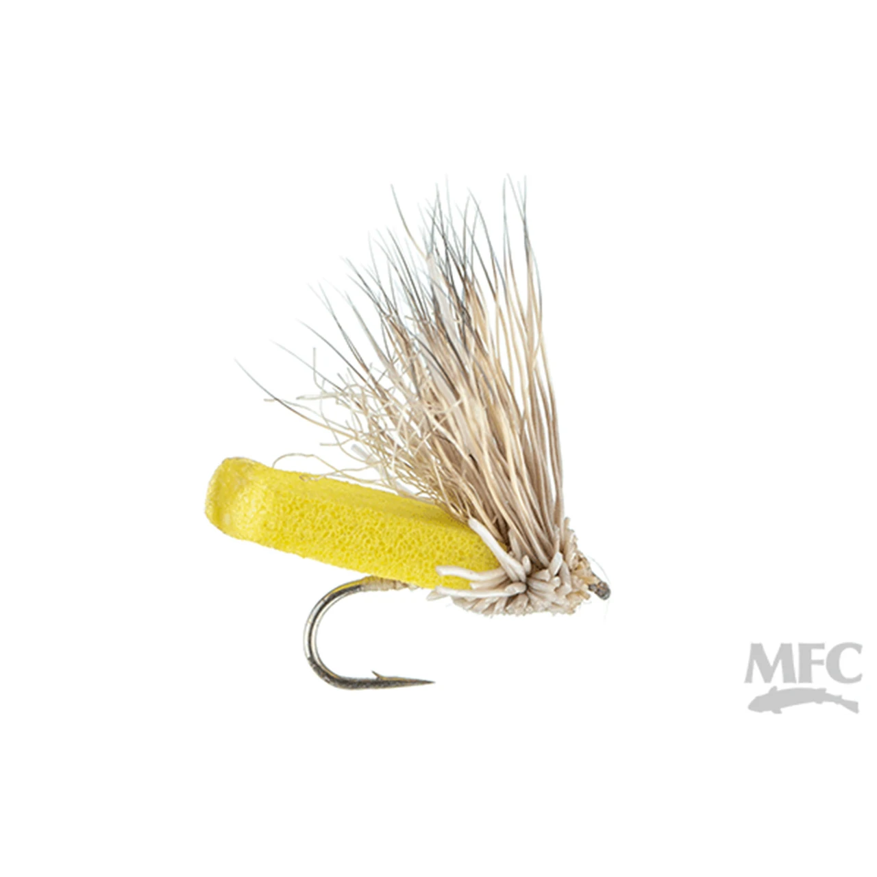 MFC Furimsky's Fluttering Foam Caddis Fly Yellow 16
