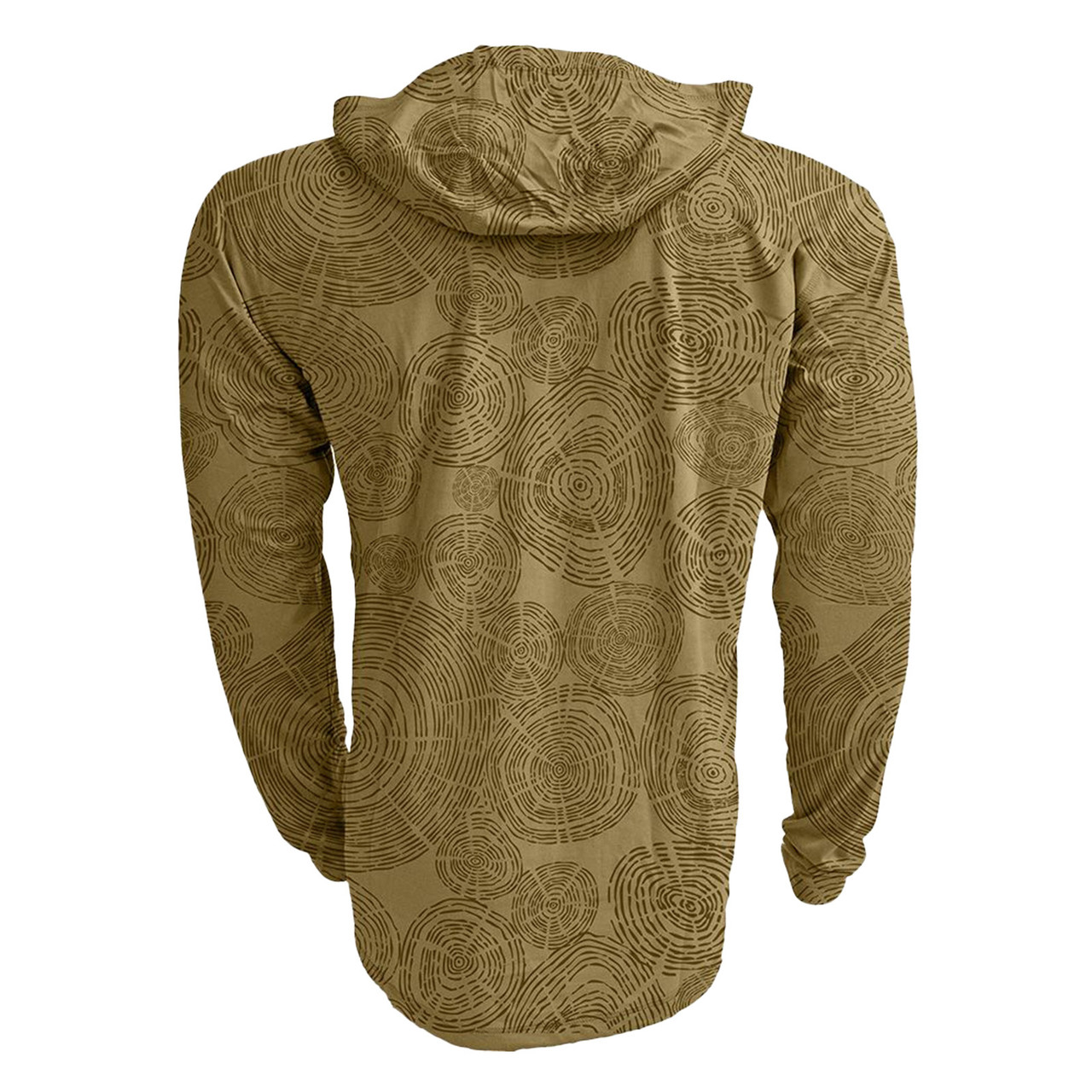 RepYourWater Hooded Sun Shirt Merino Breeze Tree Rings