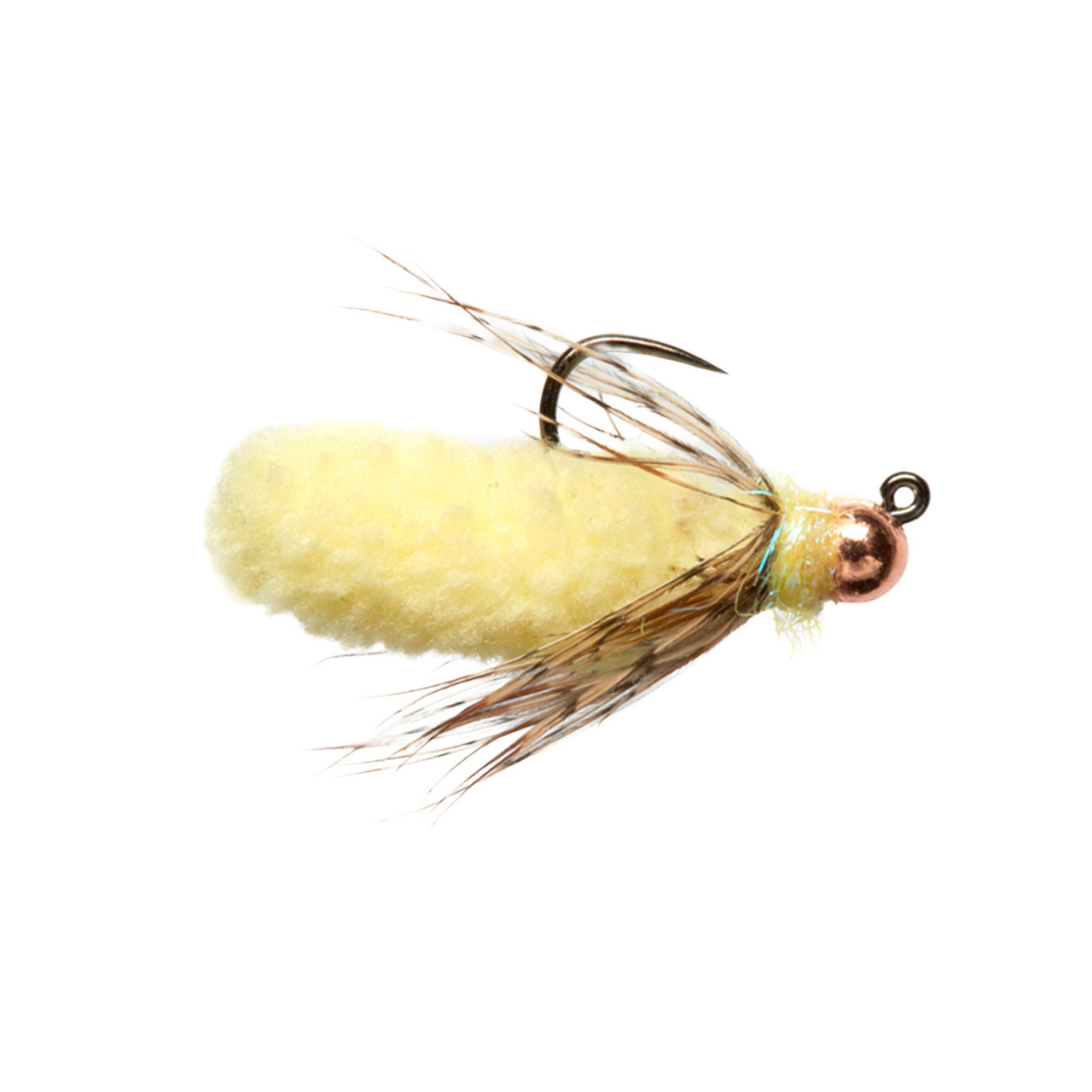 Fulling Mill Barbless Mop Fly 14 Corn Yellow