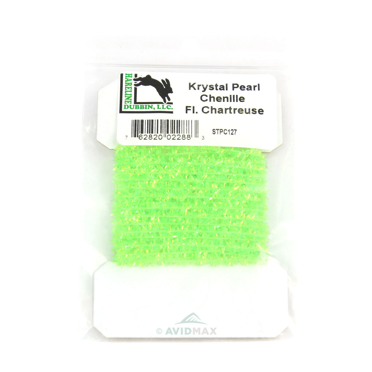 Hareline Solid & Krystal Pearl Tinsel Chenille