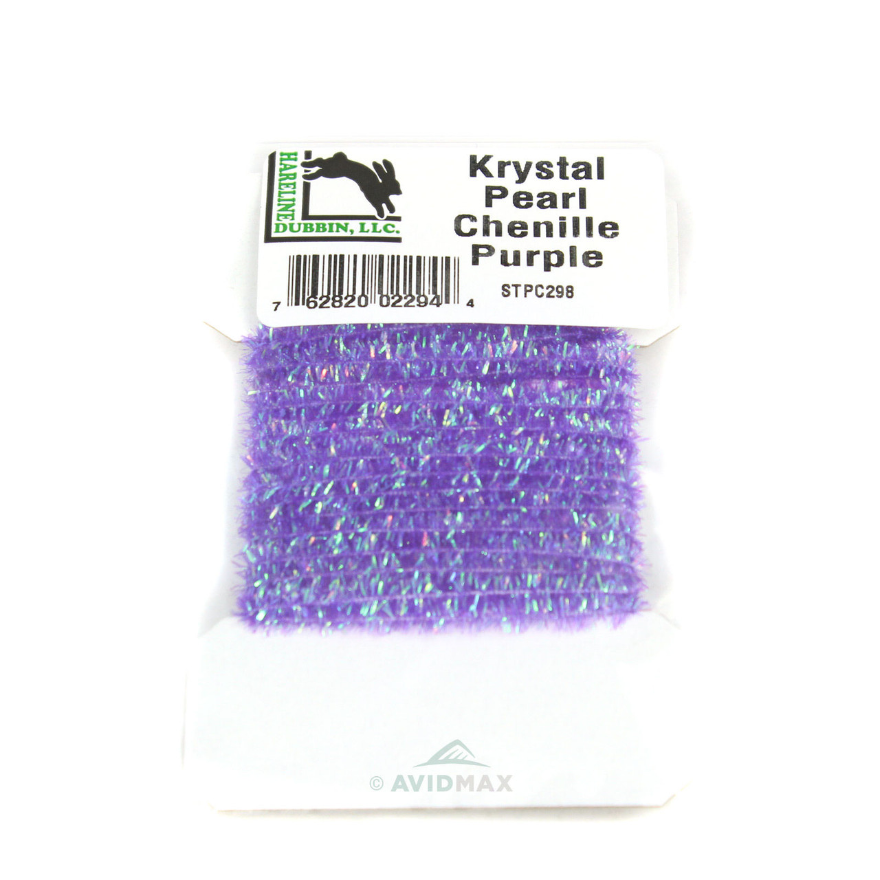 Hareline Solid & Krystal Pearl Tinsel Chenille