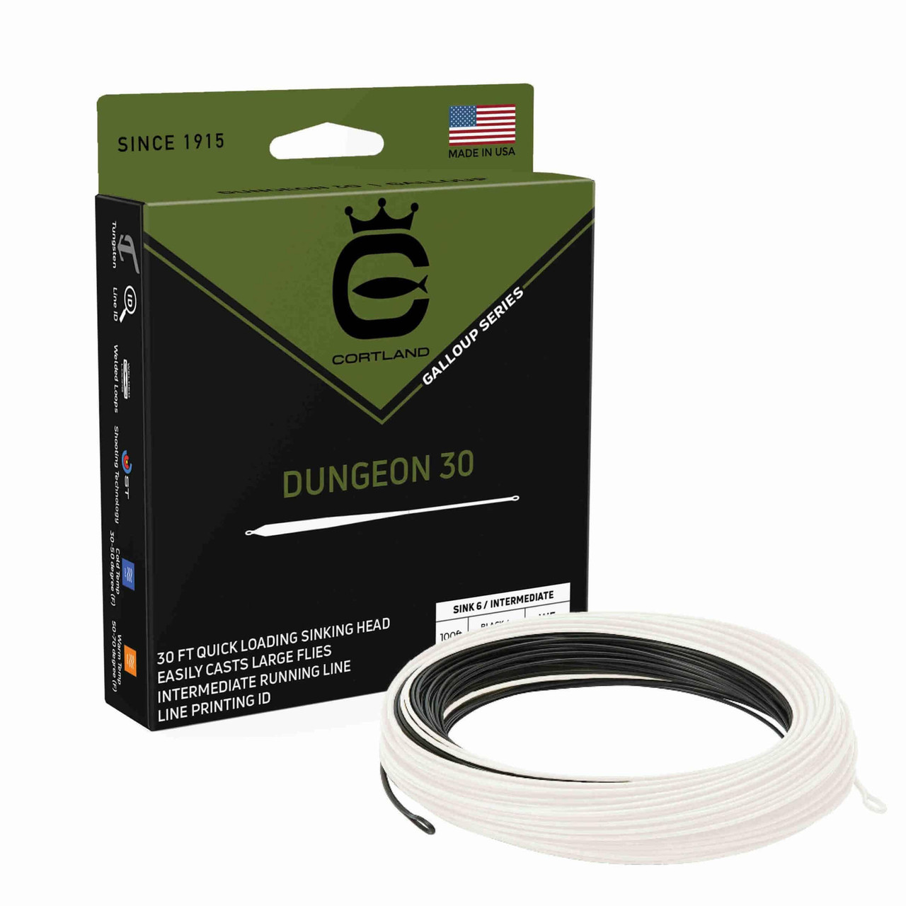 Cortland Dungeon 30 Sink Tip Fly Line
