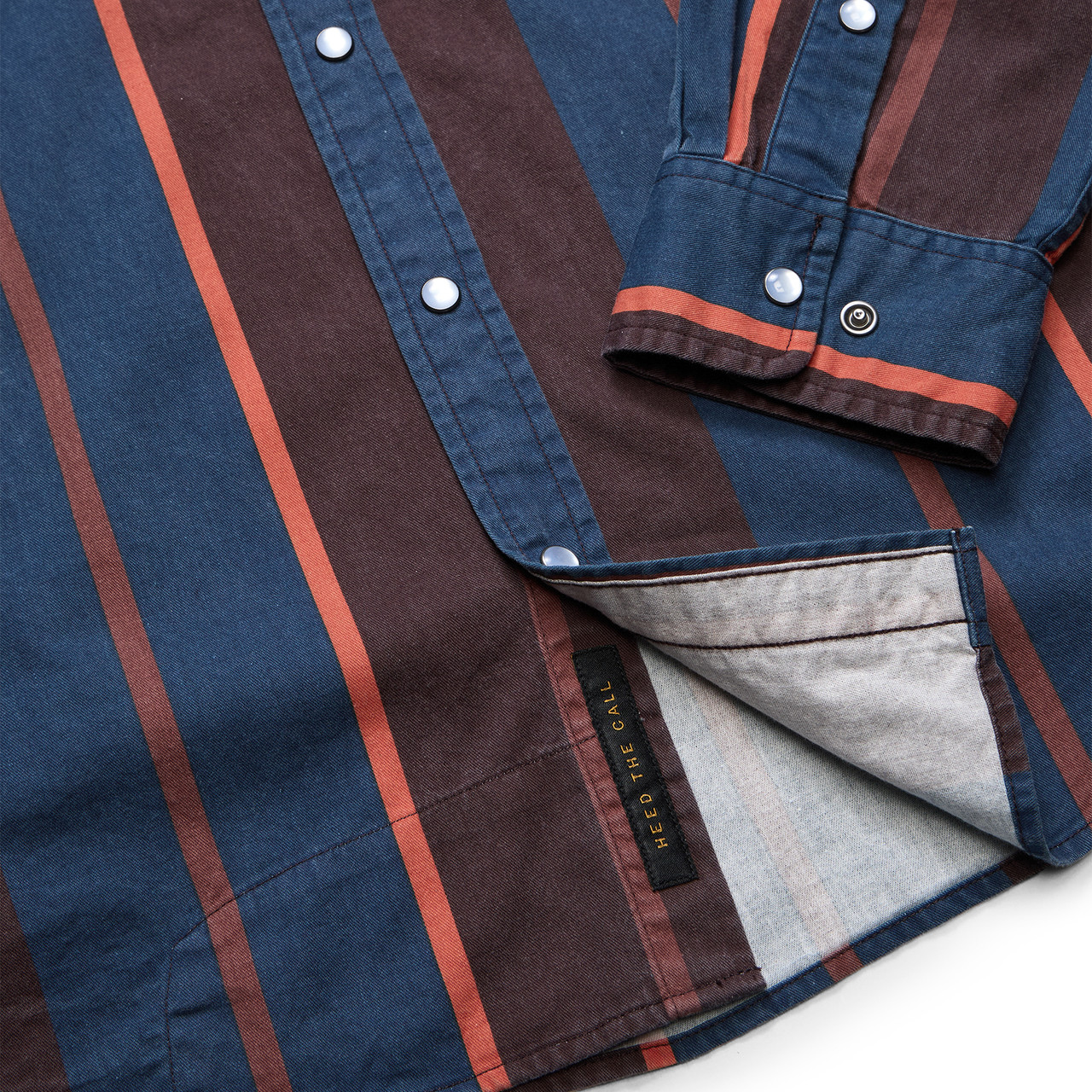 Howler Brothers High Rider Driver Stripe Shirt Marooned
