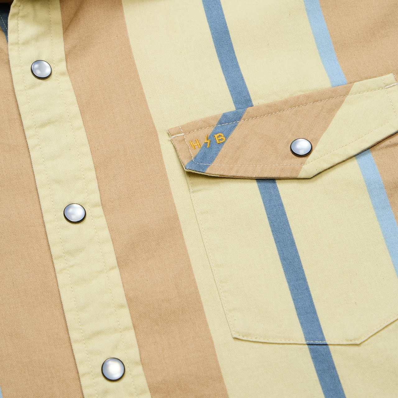 Howler Brothers High Rider Driver Stripe Shirt Terra