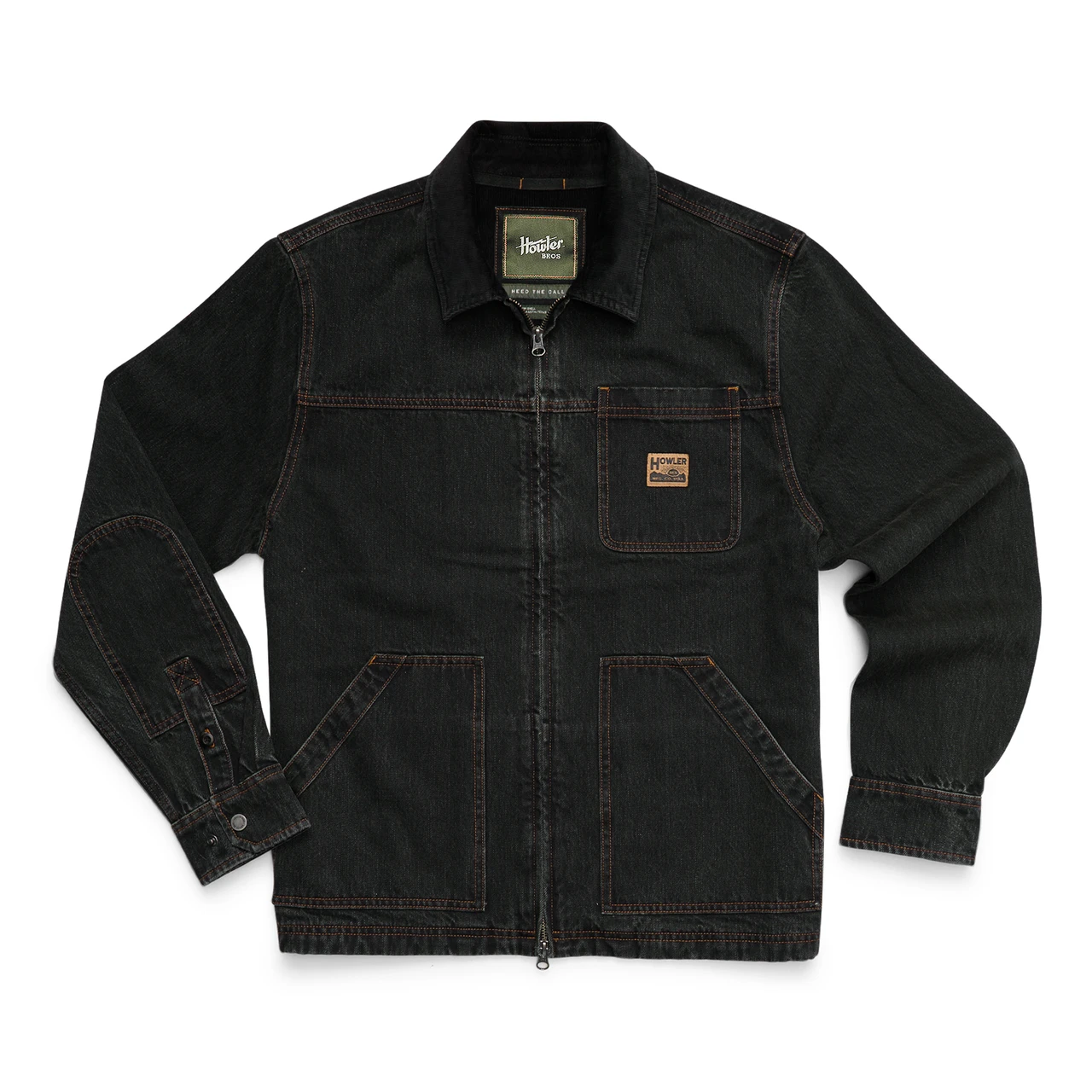 Howler Brothers Conveyor Coat Blacktop Denim