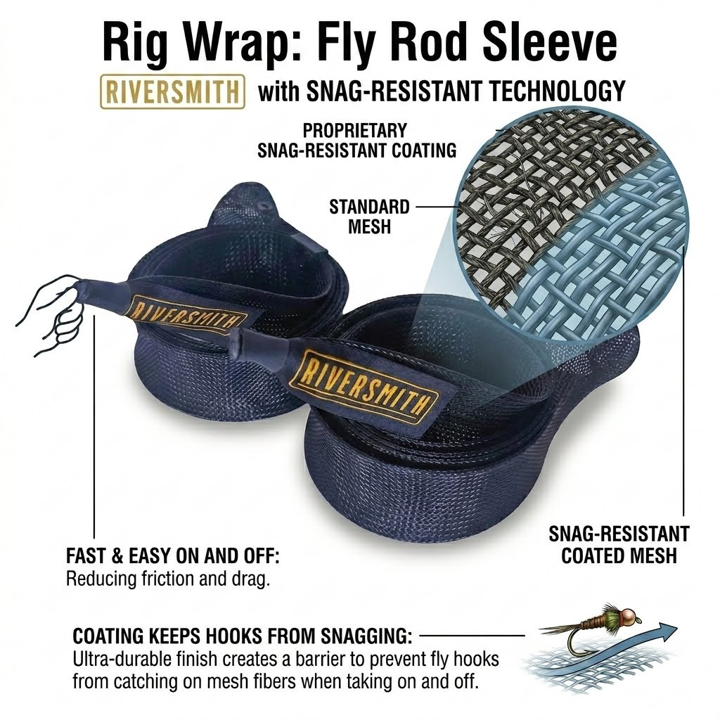RiverSmith Rig Wrap Standard Rod Sleeve 2 Pack