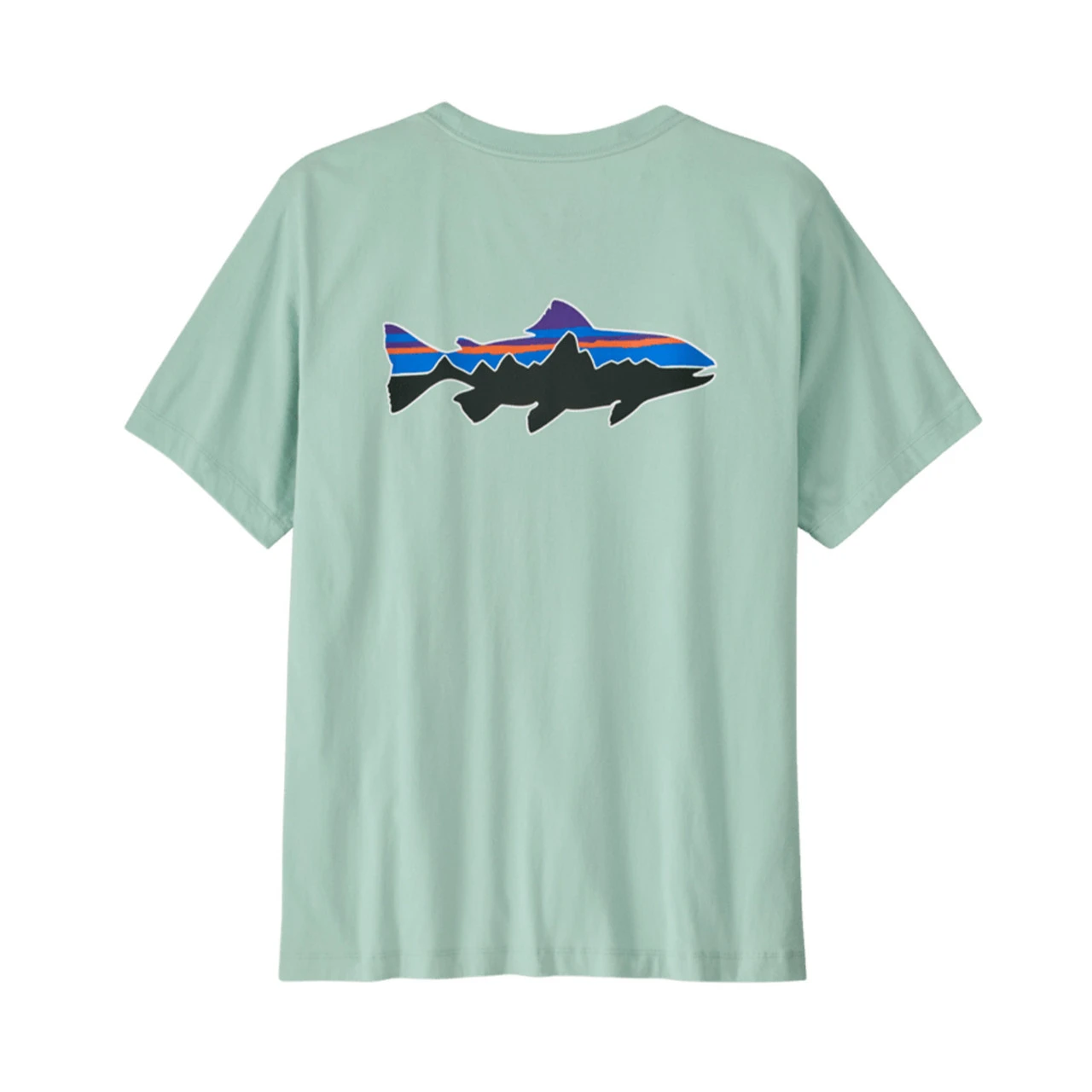 Patagonia Men's Fitz Roy Trout T-Shirt - Thin Ice