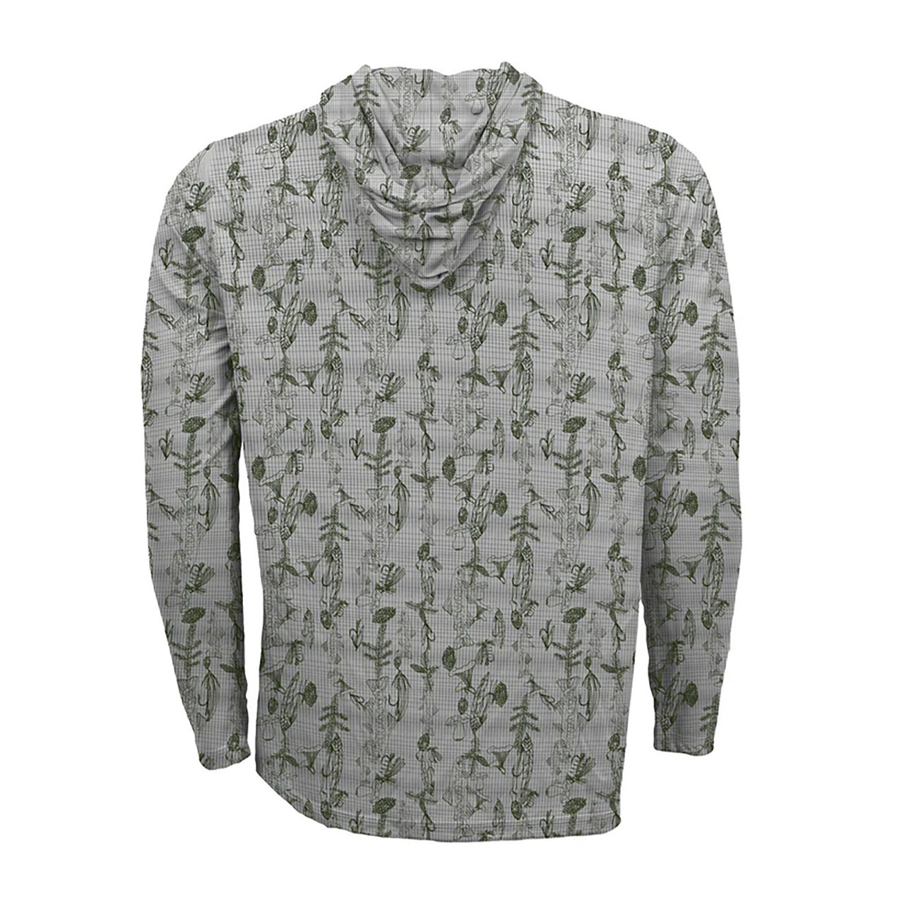 RepYourWater Flolite Hooded Sun Shirt - Spring Forest