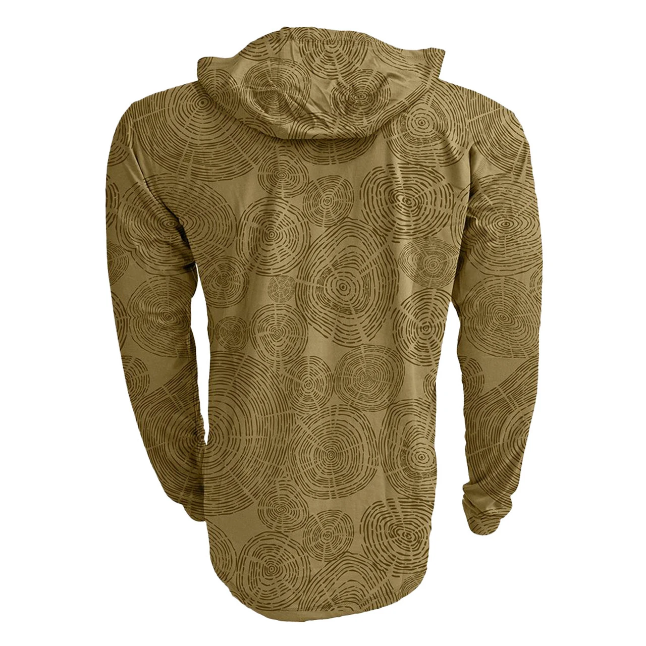 RepYourWater Merino Breeze Hooded Sun Shirt - Tree Rings