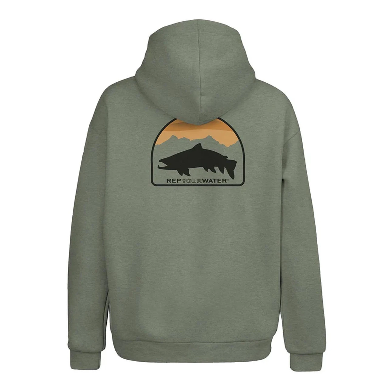 RepYourWater Recycled Saddleback Hooded Sweatshirt - Backcountry Trout