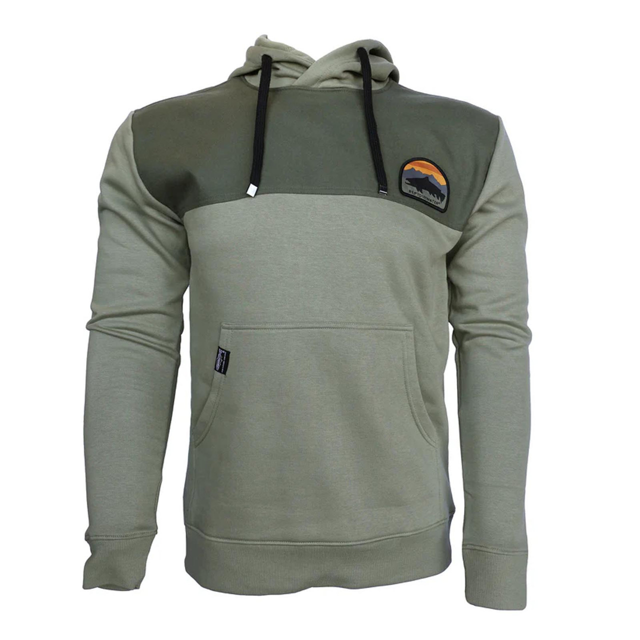 RepYourWater Recycled Saddleback Hooded Sweatshirt - Backcountry Trout Patch