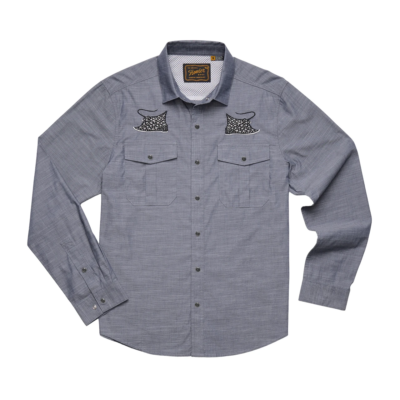 Howler Brothers Gaucho Snapshirt - Patrolling Rays