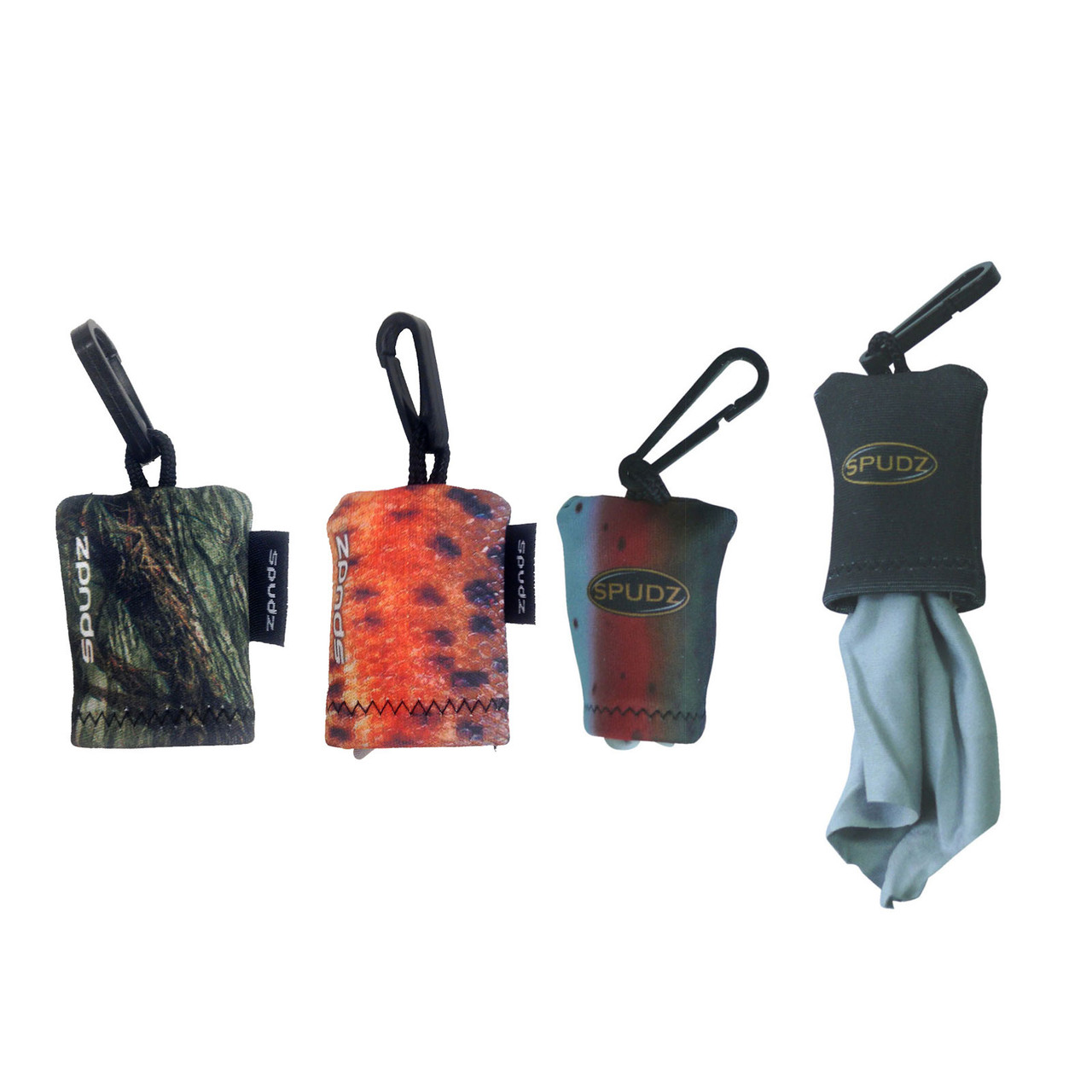 Alpine Innovations Spudz 6 in 'x 6 in Lens Cleaning Microfiber Cloth with Clip