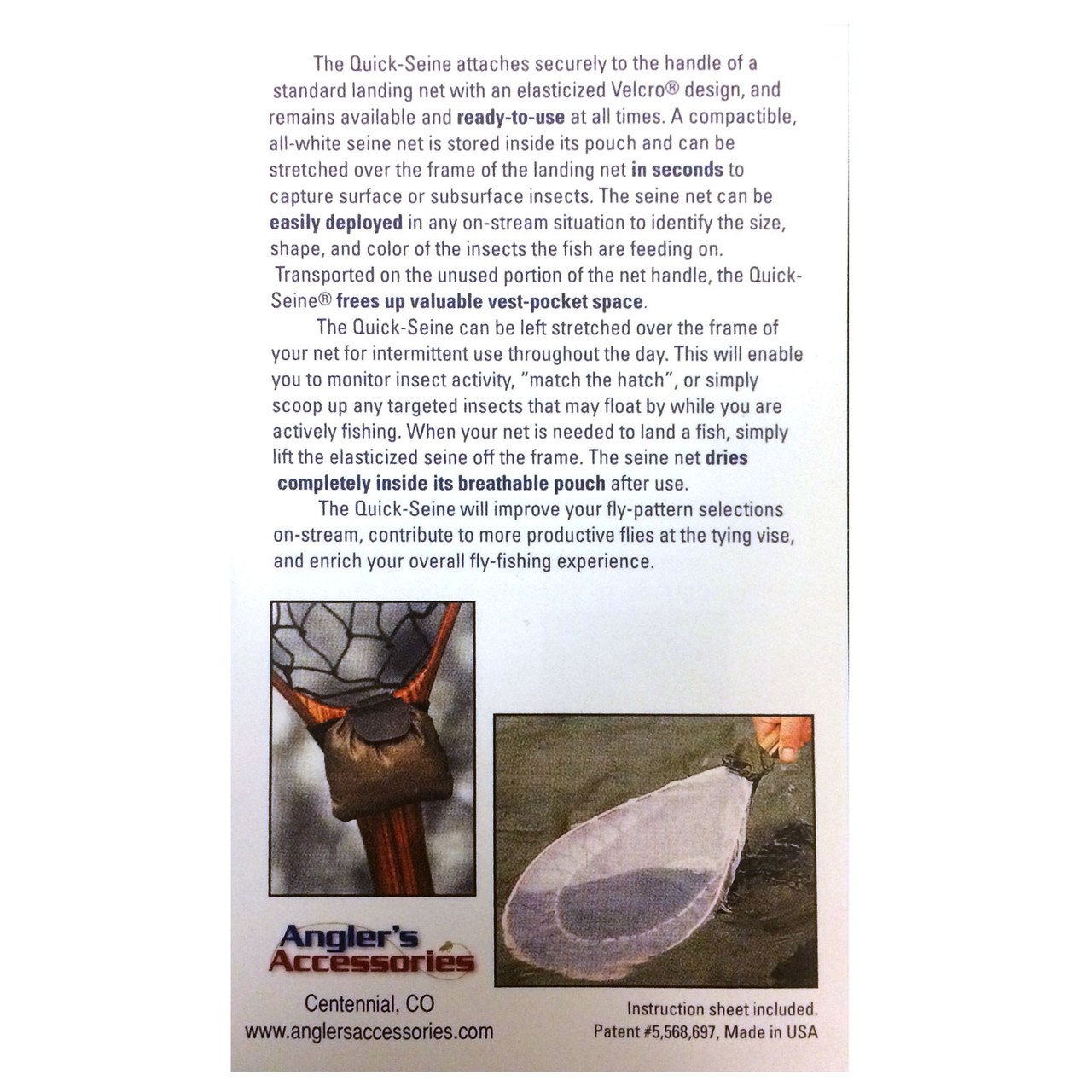 Angling Designs Quick Seine