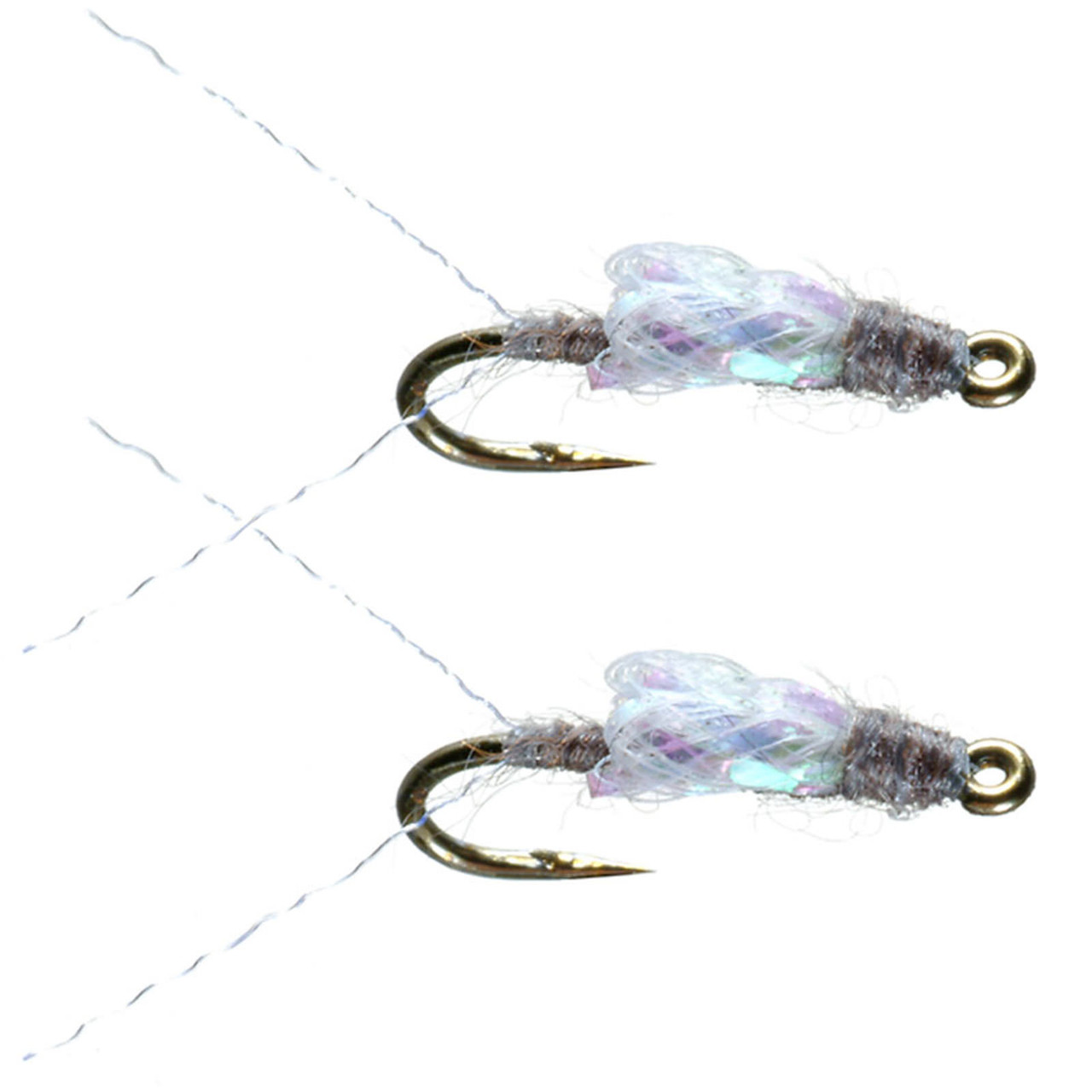 Umpqua Sparkle Wing RS2 Gray 2 Pack