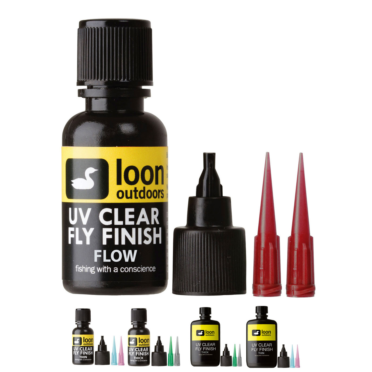 Loon Outdoors UV Clear Finish Fly Tying for Fly Heads and Bodies All Types