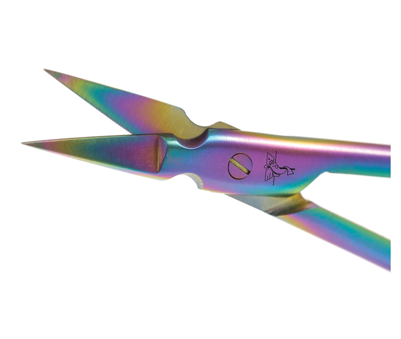 Dr. Slick Prism Scissors Serrated Straight Blade for Fly Tyings 4"