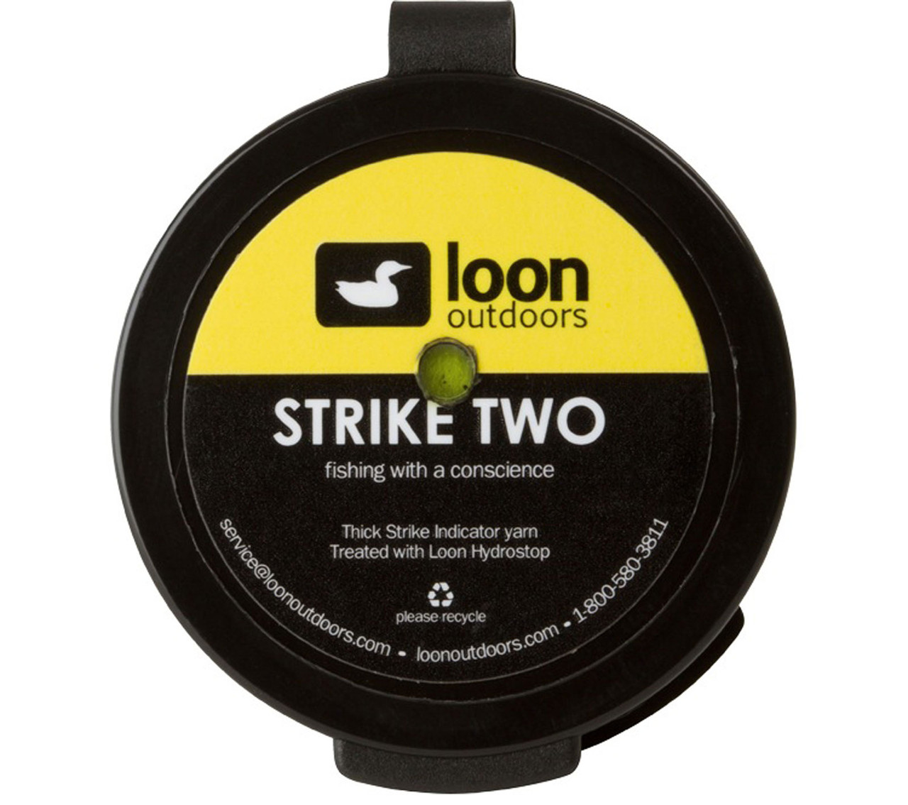 Loon Outdoors Strike 2 Synthetic Yarn Indicator Fly Fishing High Float Yellow