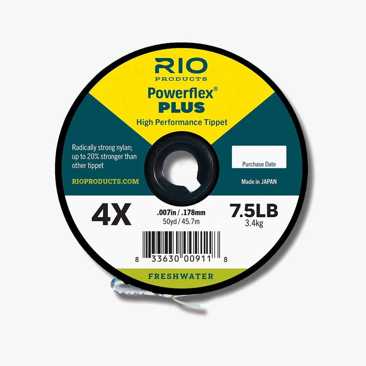 RIO Powerflex Plus Tippet 0X 30 Yards