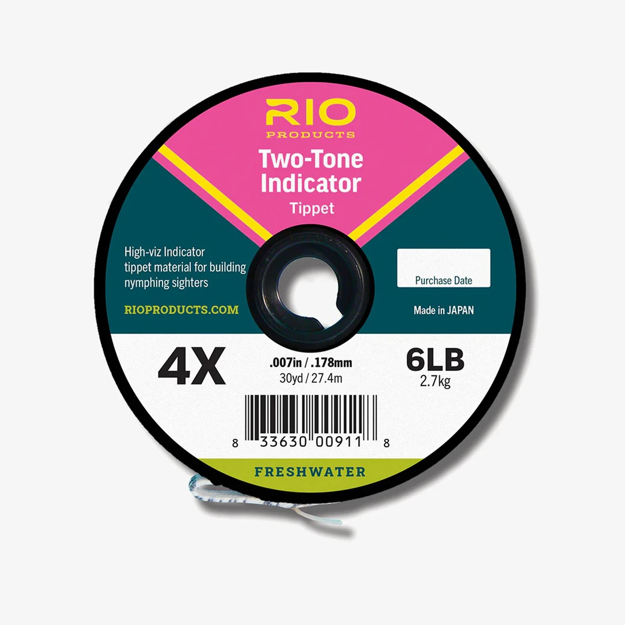 RIO 2-Tone Indicator Tippet (PINK & YELLOW)