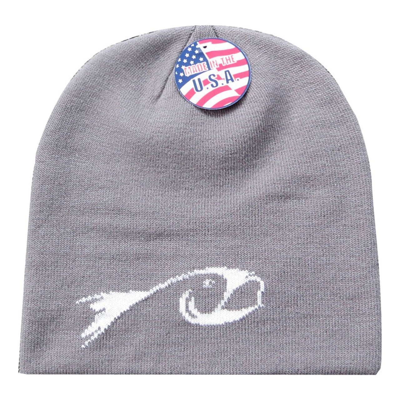 Rising Beanie Fish Logo Cozy Warm Stretch Soft Stylish Comfortable