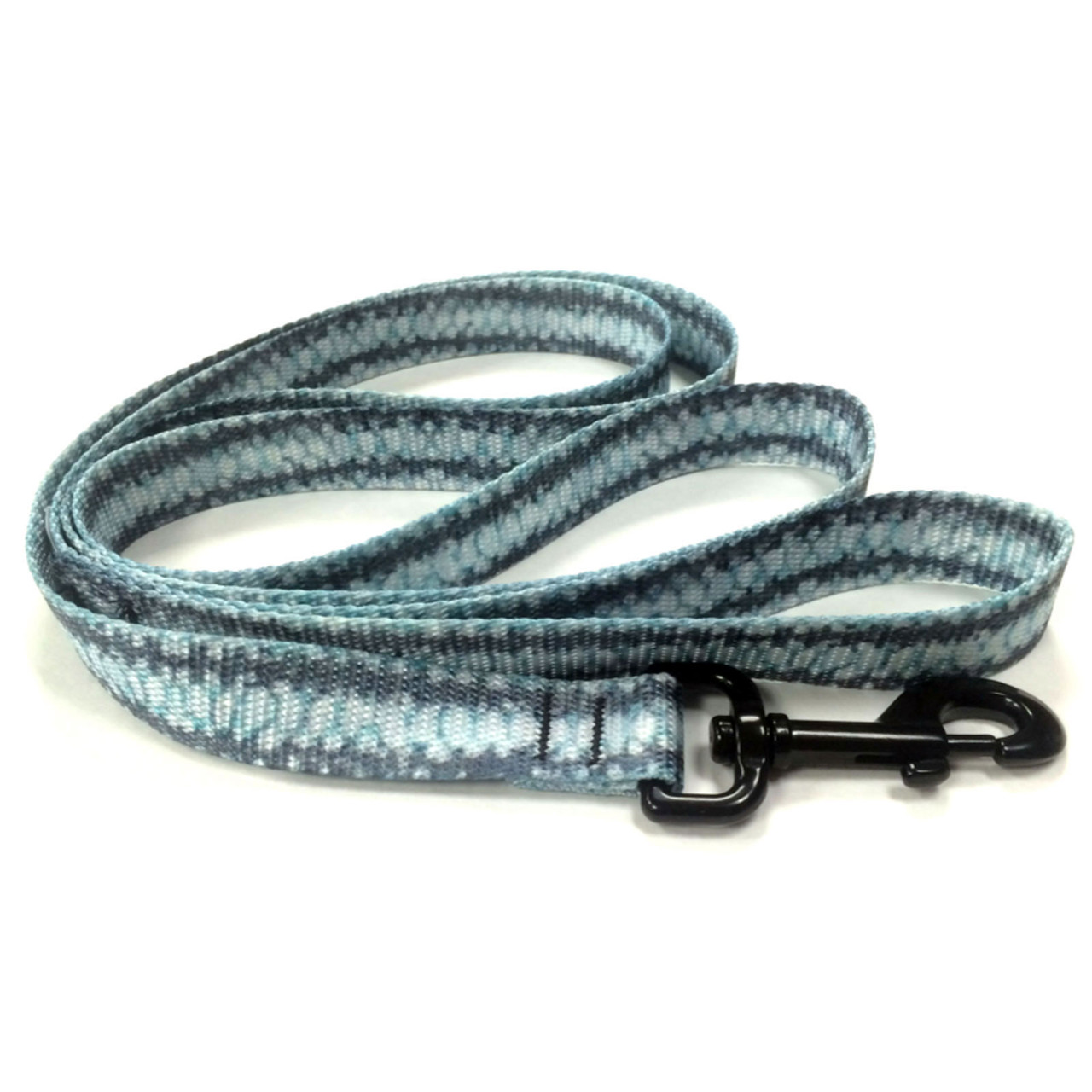 Wingo Belts Water-Resistant 6' Dog Leash Striped Bass